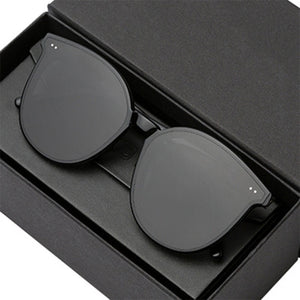 Nwe Fashion Color Luxury Flat Top Cat Eye Elegant Sunglasses Woman  culos De Sol Men Twin Beam Oversized Sun Glasses UV400O
