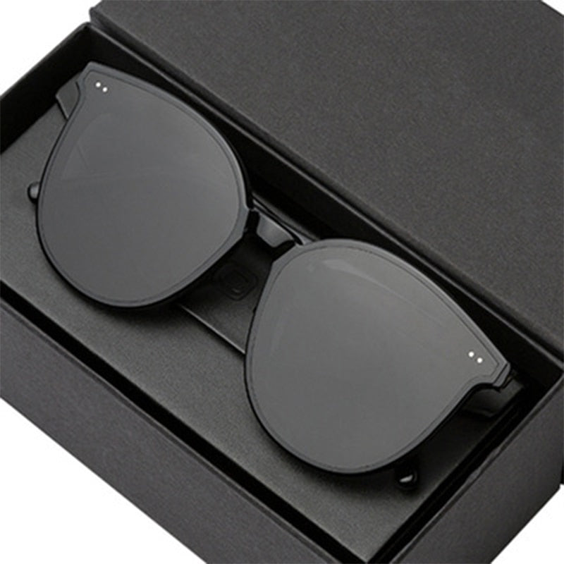 Nwe Fashion Color Luxury Flat Top Cat Eye Elegant Sunglasses Woman  culos De Sol Men Twin Beam Oversized Sun Glasses UV400O