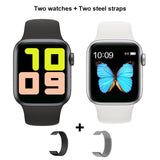 Smartwatch IWO13 T500 Series 5 Bluetooth Call 44mm Smart Watch Heart Rate Monitor Blood Pressure for IOS Android PK IWO 12 IWO 8