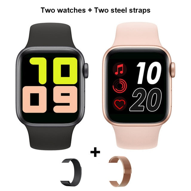 Smartwatch IWO13 T500 Series 5 Bluetooth Call 44mm Smart Watch Heart Rate Monitor Blood Pressure for IOS Android PK IWO 12 IWO 8