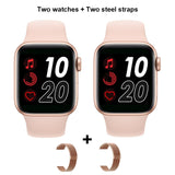 Smartwatch IWO13 T500 Series 5 Bluetooth Call 44mm Smart Watch Heart Rate Monitor Blood Pressure for IOS Android PK IWO 12 IWO 8