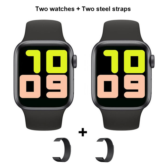 Smartwatch IWO13 T500 Series 5 Bluetooth Call 44mm Smart Watch Heart Rate Monitor Blood Pressure for IOS Android PK IWO 12 IWO 8